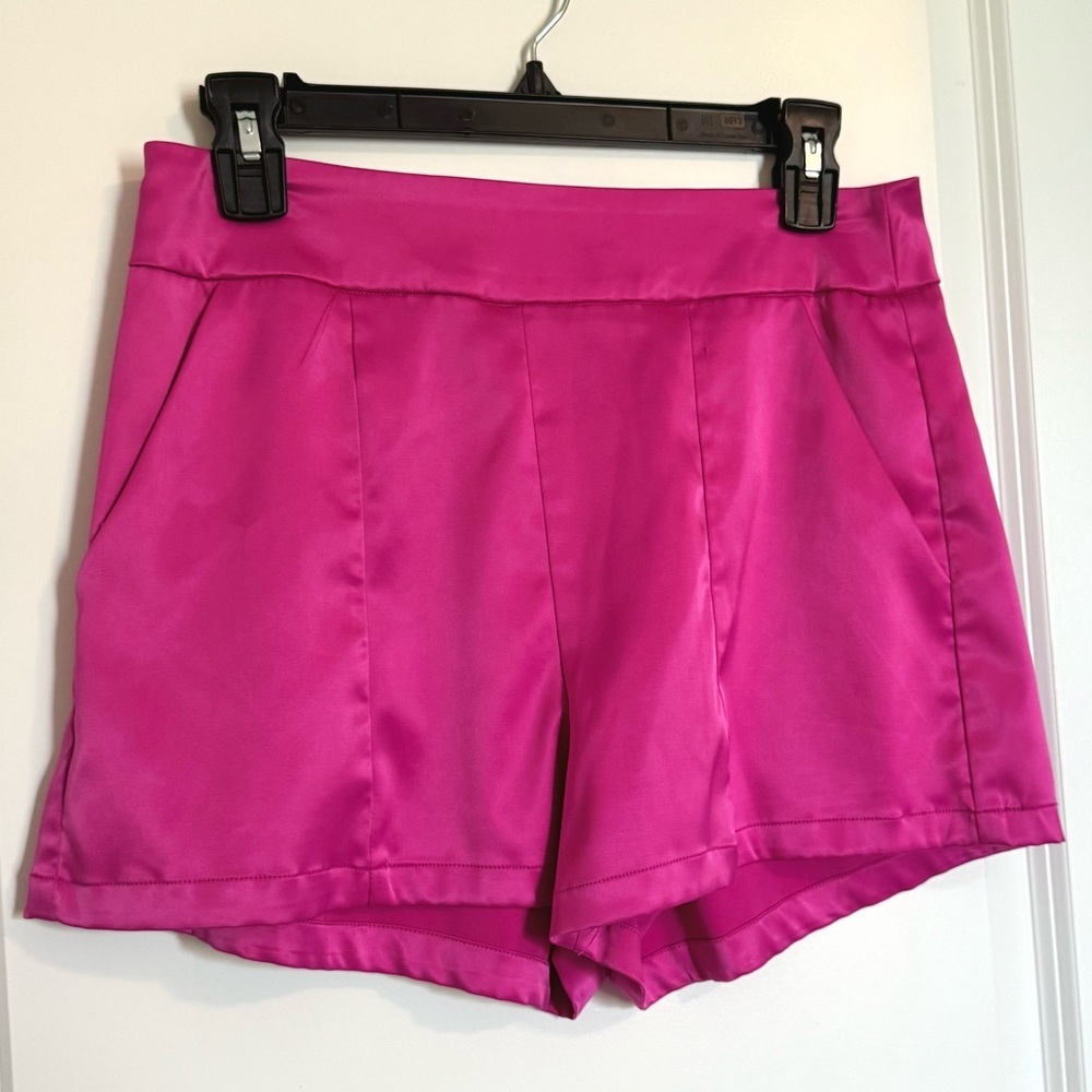 Hot Neon Barbie Pink Shorts - Picture 3 of 8